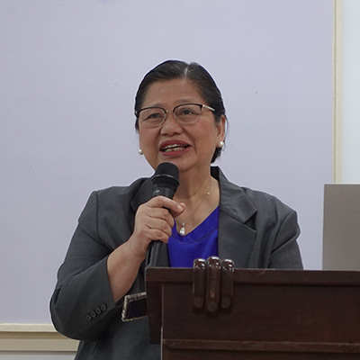 Dr. Lucille V. ABAD, Chief, Atomic Research Division, Philippine Nuclear Research Institute