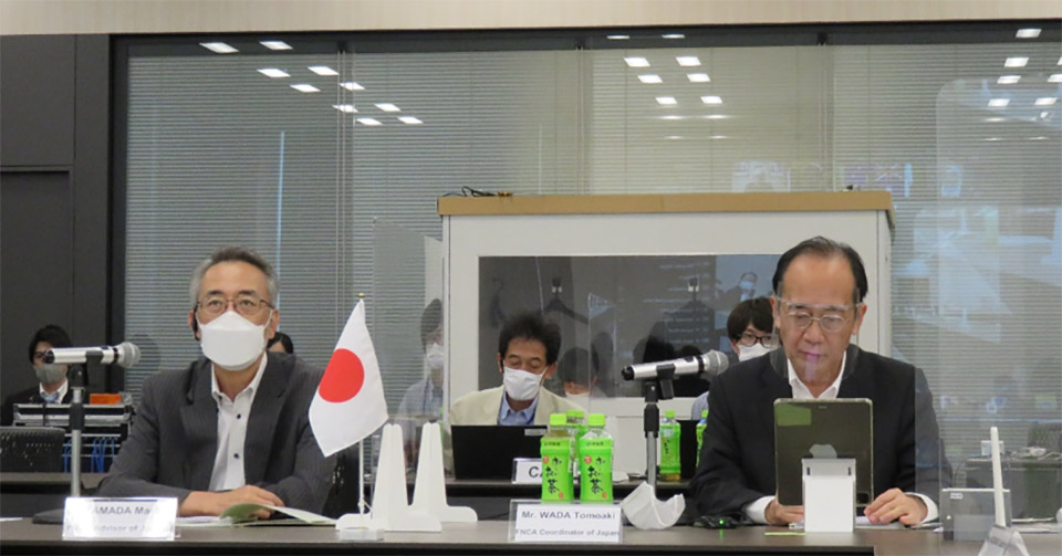 Photo of Mr. WADA and Dr. TAMADA